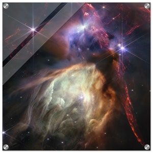 NASA - Poster - Acrylic - 21. Rho Ophiuchi (NIRCam Image) - James Webb Space Telescope