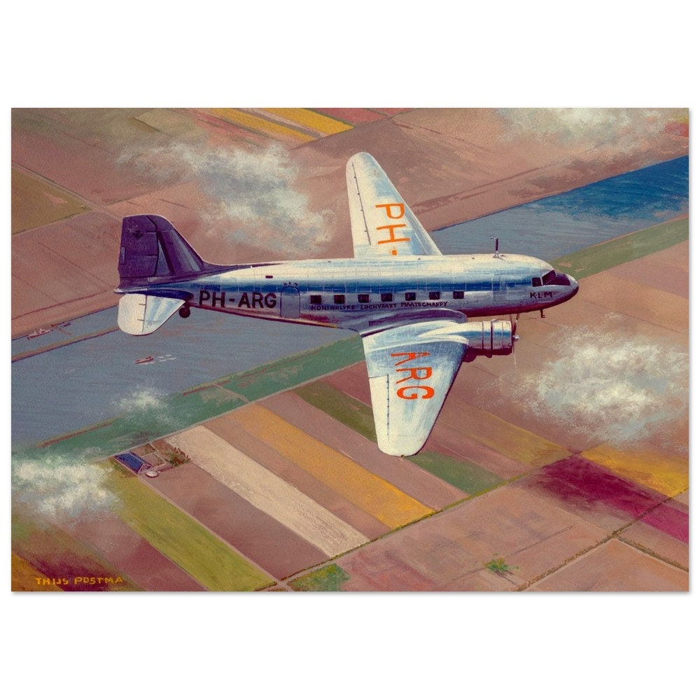 Herpa modelvliegtuig Martin's Air Charter Douglas DC-3 - PH-MAA, miniatuur op schaal 1:200, verzamelobject, model zonder standaard, metaal