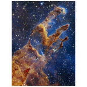 NASA - Poster - 9. Säulen der Schöpfung (NIRCam Image) - James Webb Weltraumteleskop