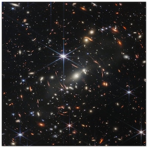 NASA - Poster - 1. Webb&#39;s First Deep Field (NIRCam Image) - James Webb Space Telescope