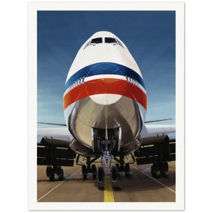Thijs Postma - Poster - Boeing 747 Jumbo Jet Landing