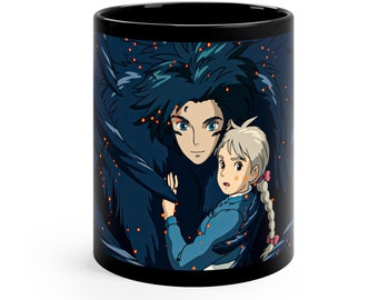 Gamer Studio Ghibli Mug, Howl's Moving Castle, High Quality Print Ceramic Mug for Anime Lovers