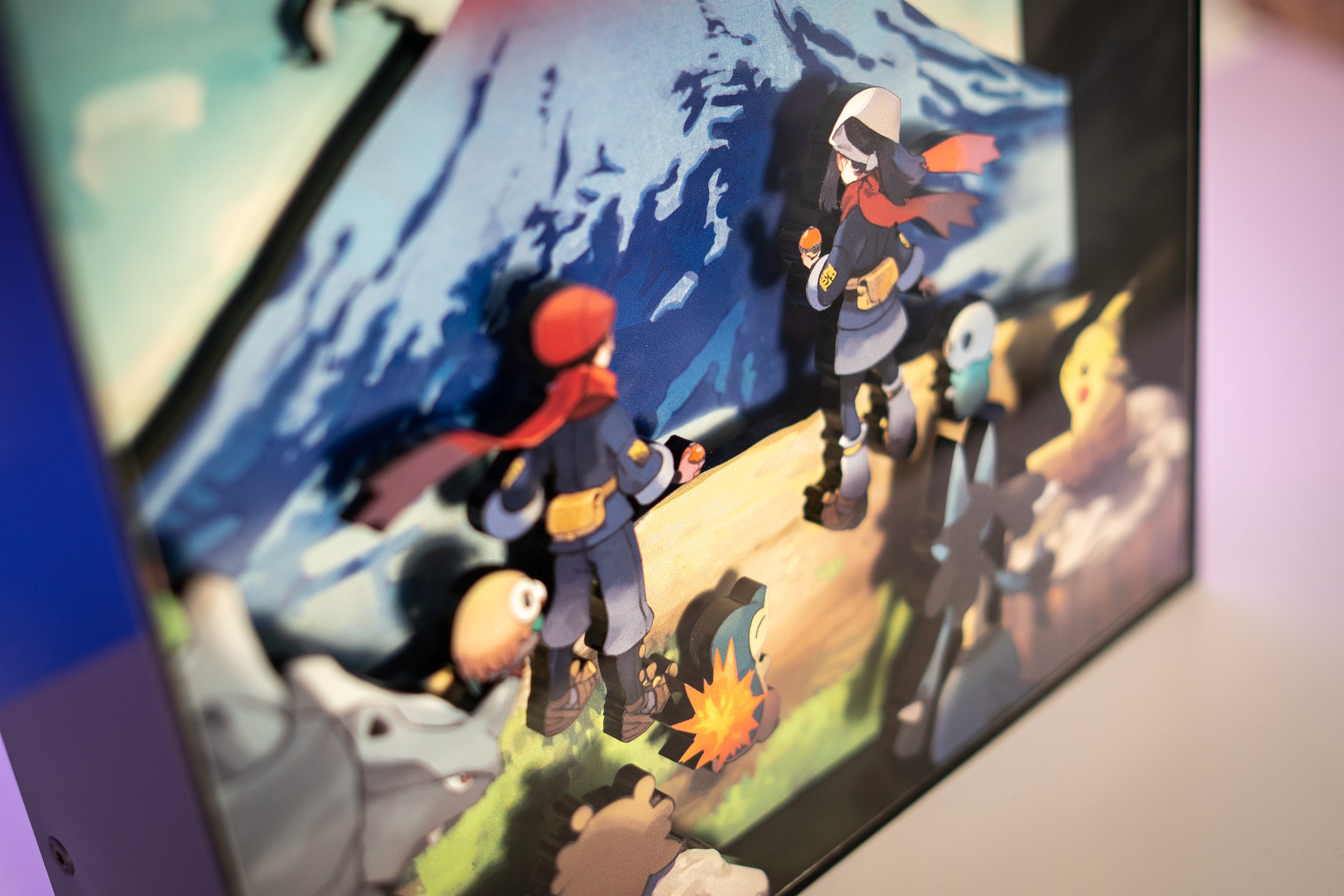 Frame 25 X 25 Picture Diorama Nintendo Pok mon Arceus In Plexiglas 3D frame-25-x-25-picture-diorama-nintendo-pok-mon-arceus-in-plexiglas-3d