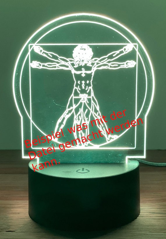 Vitruvianischer Mensch the Vitruvian Man. Vektor Dxf Eps - Etsy
