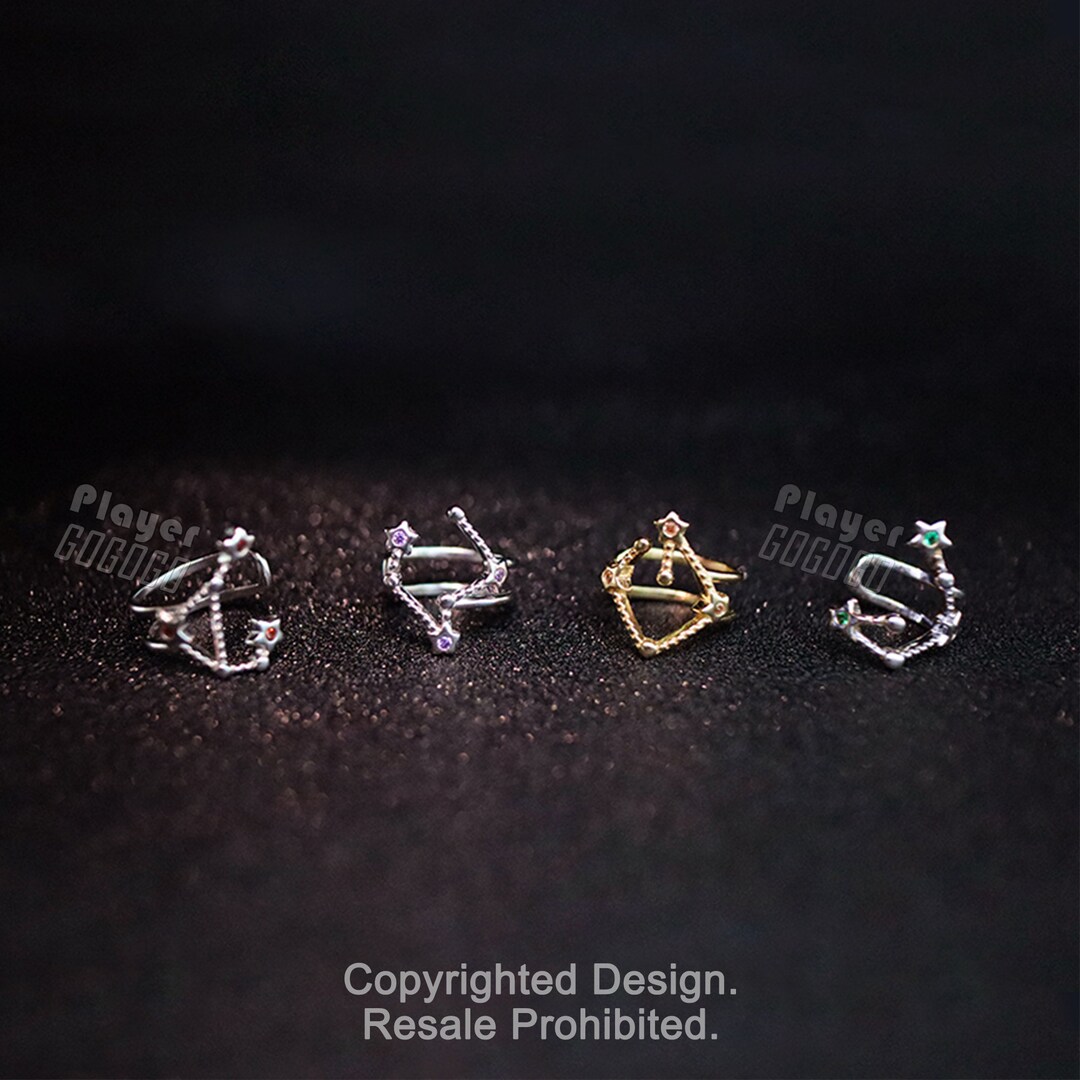 Original Genshin Impact Constellation Ear Cuff Zhongli, Tartaglia, Xiao ...