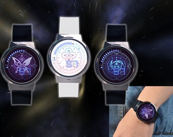 Honkai : montre-bracelet Star Rail avec écran tactile, 7 mars, Bronya, Seele, Silver Wolf, Kafka