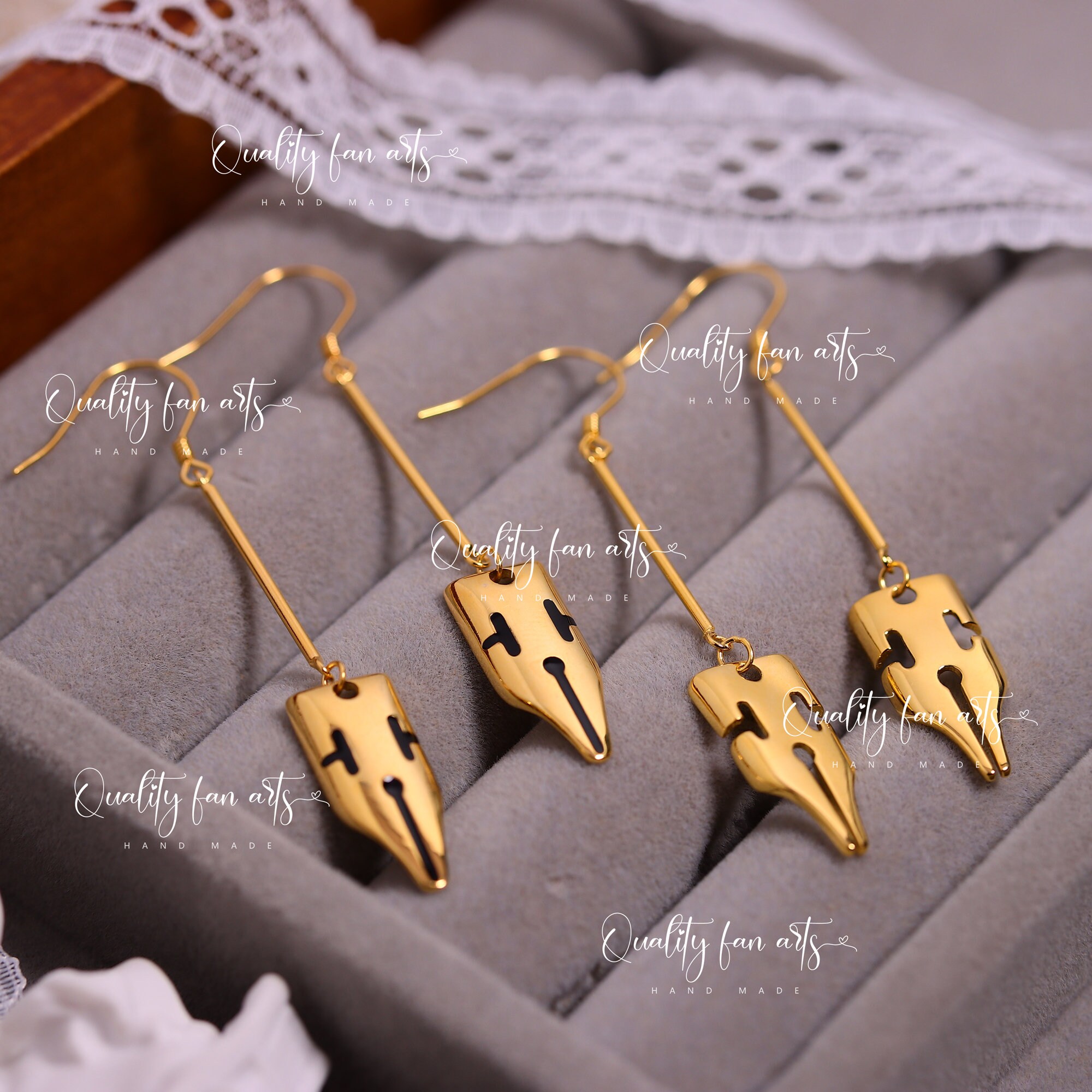Jjba earrings shop