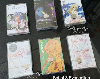 Vintage Cassette Tape, Movie soundtrack Rei Ayanami Asuka Ikari Shinji