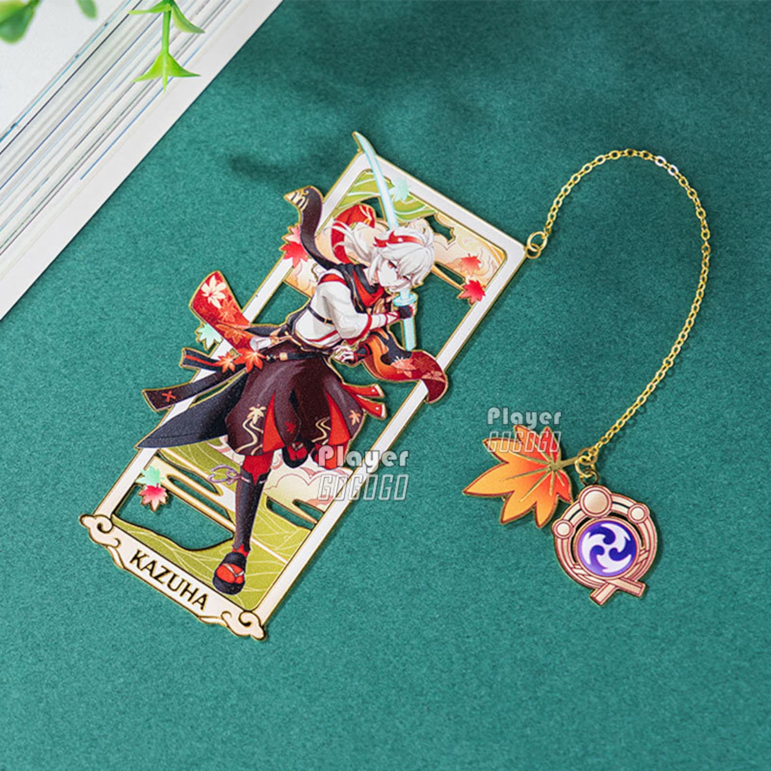 Original Genshin Impact Kazuha Bookmark Gift Set Genshin Etsy UK