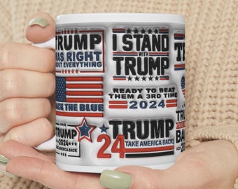 Trump Coffee Mug: Funny Political Gift for Republican Supporters