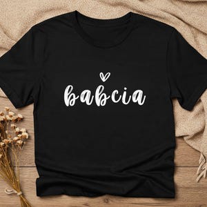 Babcia Shirt, Gift For Polish Grandmother, Polish Pregnancy Announcement Shirt, Babcia Love Heart Tees, Polish Grandma Gift, New Babcia Gift