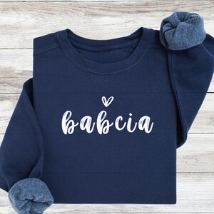 Babcia Sweatshirt, Polish Grandma Gift, Babcia Hoodie for Women, Cozy Polish Family Shirt, Gift for Babcia, Polish Pregnancy Announcement