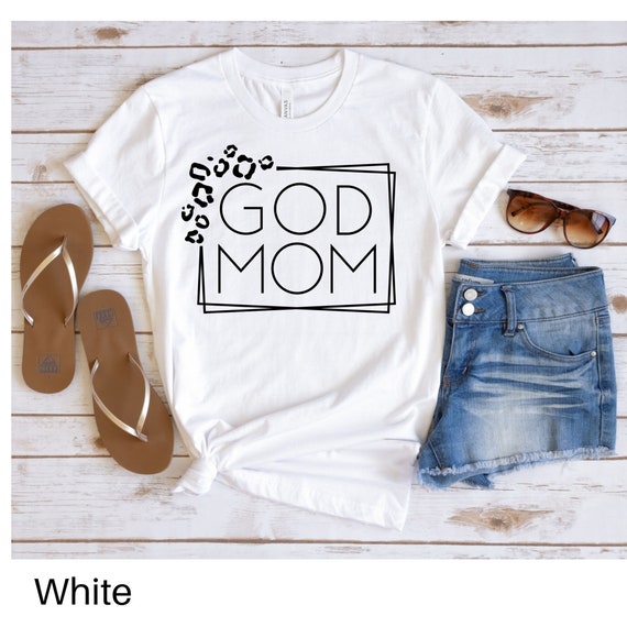 God Mom Shirt God Mother Gifts Baby Announcement Tshirt Etsy