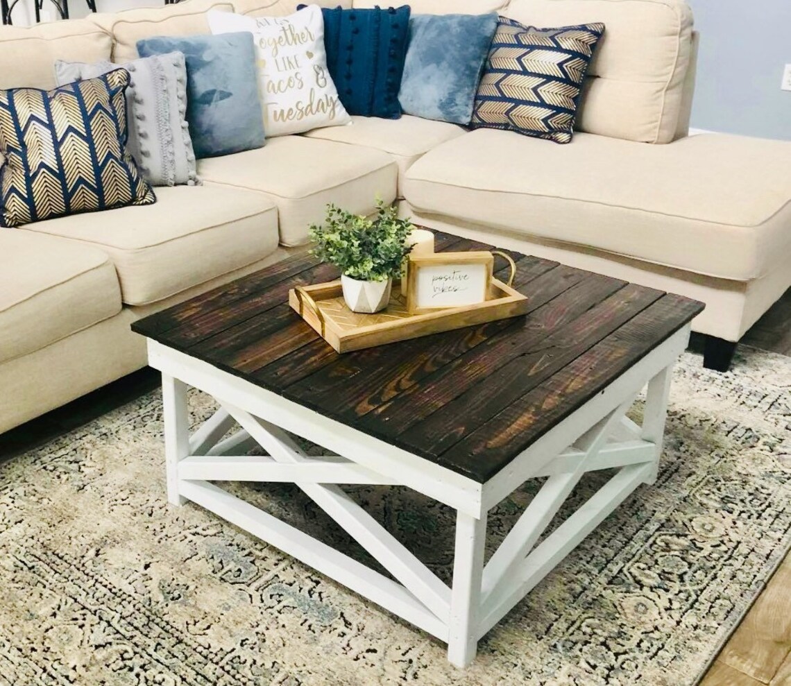 Farmhouse Coffee Table Etsy