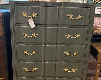 Portfolio: Gold Dipped French Provincial Dresser (custom Order ONLY)