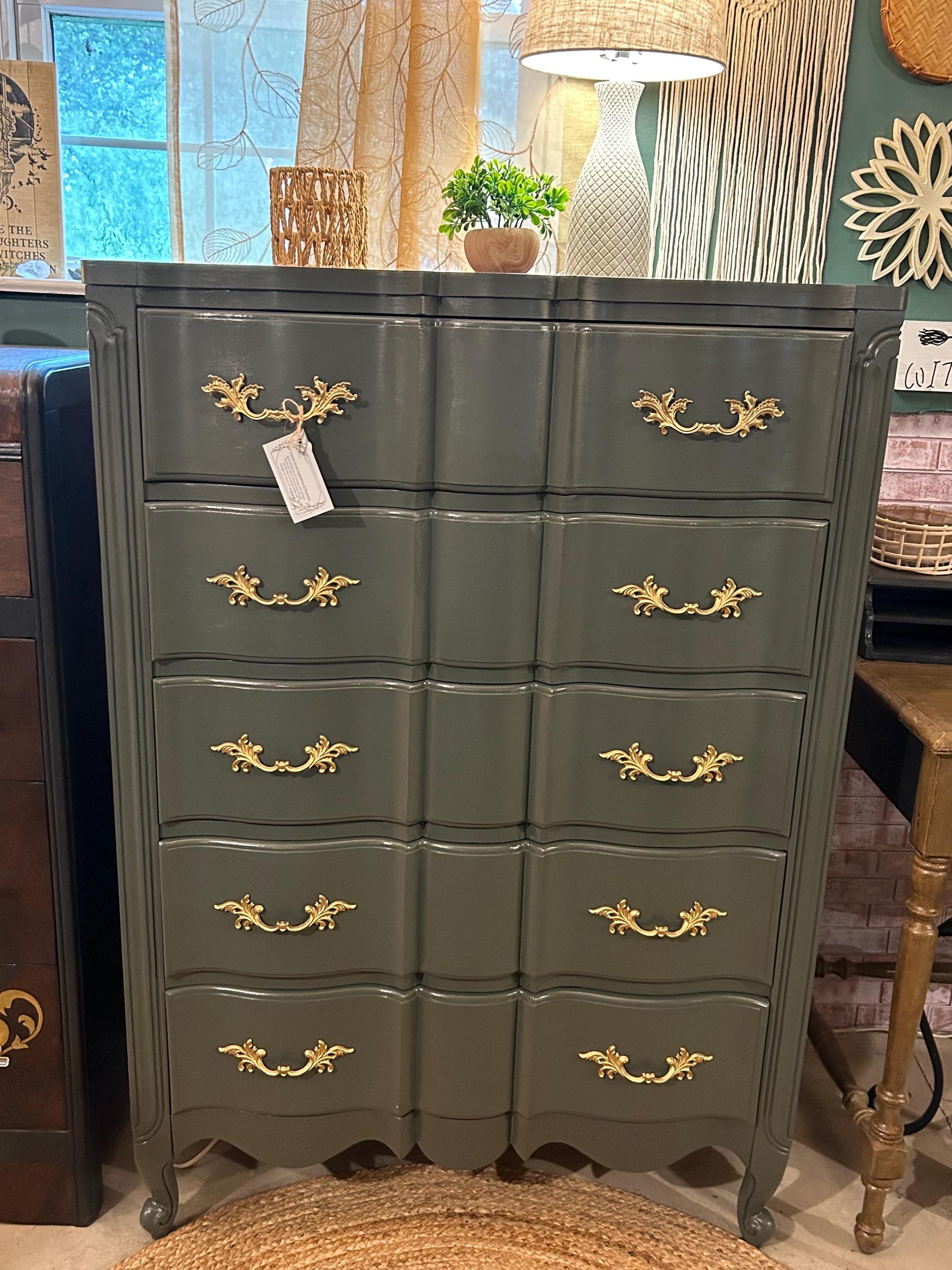 Green Dresser Refurbished - Etsy
