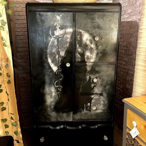 Hekate Black Armoire/Wardrobe
