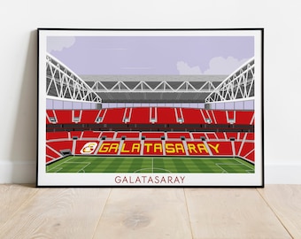 Schal Galatasaray für Fussballfans rot gelb 20 x 147 cm -  Schweiz