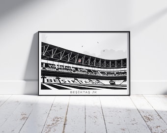 Vodafone Park Stadium Print: Besiktas JK Football Art (Digital Download)
