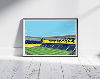 Fenerbahce Stadium Poster Istanbul, Turkey