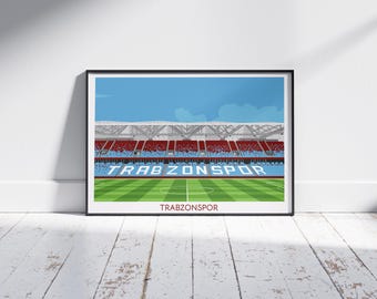 Trabzonspor Stadium Football Poster Turkey