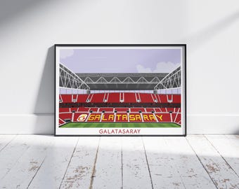 Galatasaray Nef Stadium Poster Istanbul