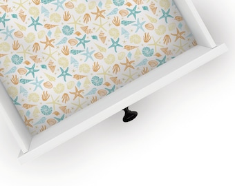 Sea Stars | Drawer Liner | Shelf Liner | Contact Paper | Home Decor | Peel and Stick | Adhesive & Non Adhesive