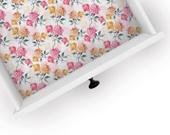 Camila | Drawer Liner | Shelf Liner | Contact Paper | Home Decor | Peel and Stick | Adhesive & Non Adhesive