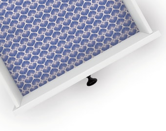 Blue Shell | Drawer Liner | Shelf Liner | Contact Paper | Home Decor | Peel and Stick | Adhesive & Non Adhesive