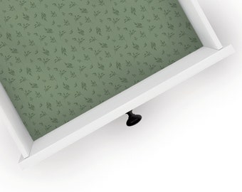 Fern | Drawer Liner | Floral Design | Shelf Liner | Contact Paper | Home Decor | Peel and Stick | Adhesive & Non Adhesive