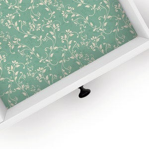 Garden Vine | Drawer Liner | Floral Design | Shelf Liner | Contact Paper | Home Decor | Peel and Stick | Adhesive & Non Adhesive