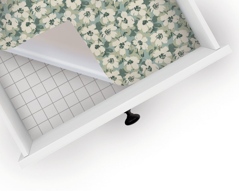 Greenhouse Green Drawer Liner Shelf Liner Contact Paper Etsy