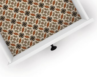 Rita | Drawer Liner | Floral Design | Shelf Liner | Contact Paper | Home Decor | Peel and Stick | Adhesive & Non Adhesive