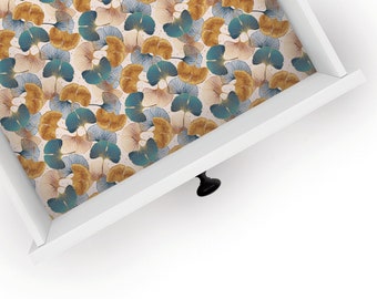 Flora  | Drawer Liner | Shelf Liner | Contact Paper | Home Decor | Peel and Stick | Adhesive & Non Adhesive