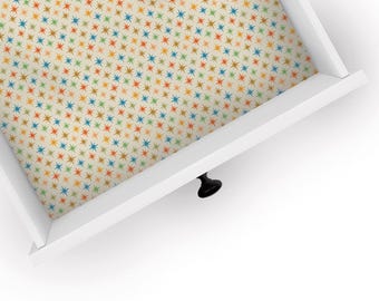 Starburst | Drawer Liner | Shelf Liner | Contact Paper | Home Decor | Peel and Stick | Adhesive & Non Adhesive