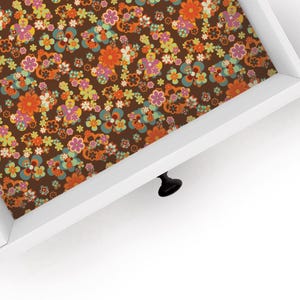 Floral Rush | Drawer Liner | Shelf Liner | Contact Paper | Home Decor | Peel and Stick | Adhesive & Non Adhesive