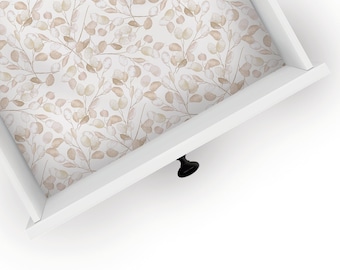 Dovey Breeze | Drawer Liner | Floral Design | Shelf Liner | Contact Paper | Home Decor | Peel and Stick | Adhesive & Non Adhesive