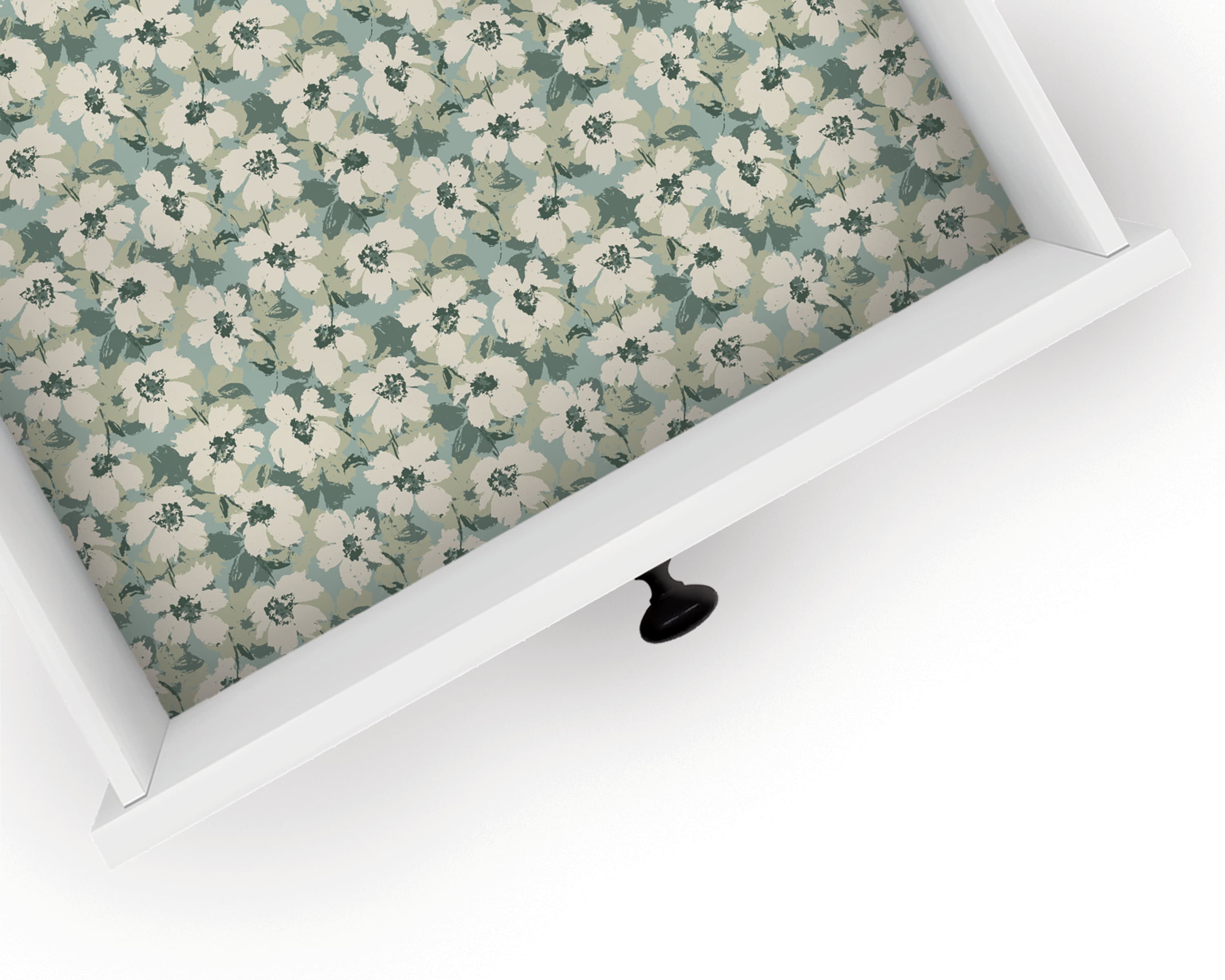 Greenhouse Green |  Drawer Liner | Shelf Liner | Contact Paper | Home Decor | Peel and Stick | Adhesive & Non Adhesive
