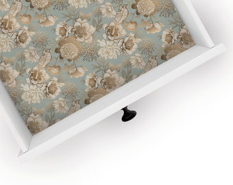 Golden Bouquets | Drawer Liner | Floral Design | Shelf Liner | Contact Paper | Home Decor | Peel and Stick | Adhesive & Non Adhesive