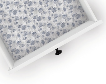 Natalie | Drawer Liner | Floral Design | Shelf Liner | Contact Paper | Home Decor | Peel and Stick | Adhesive & Non Adhesive