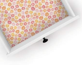 Karlie | Floral Design | Drawer Liner | Shelf Liner | Contact Paper | Home Decor | Peel and Stick | Adhesive & Non Adhesive