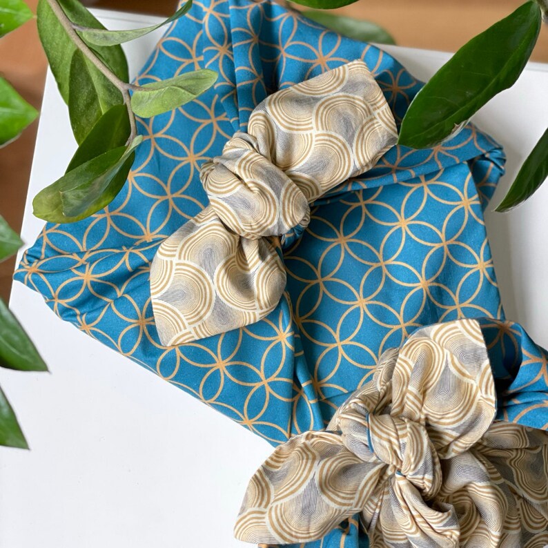 Furoshiki Set Weihnachten, doppelseitige furoshiki, furoshiki tuch, zero waste schenken, gift wrap, sustainable wrapping,  Furoshiki Cloth, gift wrapping, zero waste, Geschenktuch, Furoshiki Bio Baumwolle, japanische Tradition, popular now