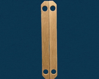 Furoshiki handle, Furoshiki wooden handle made of oak, Furoshiki handle made of reclaimed wood, handmade in Germany, large wooden handle