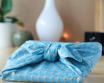 Furoshiki, organic cotton, gift packaging made of fabric, Furoshiki cloth, sustainable giving, Furoshiki bag, gift cloth