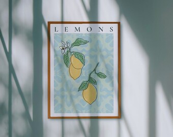 Poster | Lemons | Design | illustration | Art