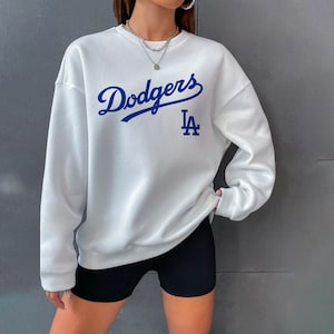 Dodgers Tie Dye Crew Sweatshirt Dodger Sweater Dodger -  New