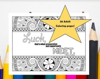 Adult Coloring Pages, Printable coloring pages, Adult coloring, Motivational coloring pages, Digital adult coloring pages, PDF coloring page