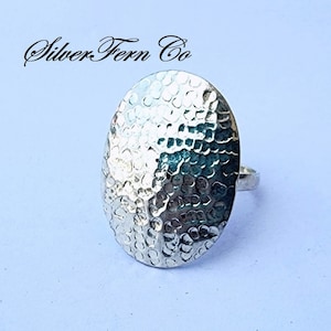 Hammered Silver Band Ring, 925 Sterling Silver, Friendship Ring, Handmade Hammered Ring, Beautiful Ring, Promise Ring, Statement Ring