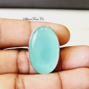 Chalcedony Ring, Gemstone Rings, 925 Sterling Silver Ring, Aqua Blue Chalcedony Ring, Handmade Ring, Gift For Her, Wedding Ring For Her