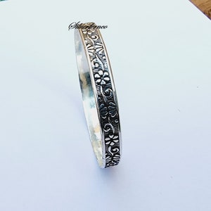 Pulsera hecha a mano, pulseras de plata de ley 925, pulseras de diseñador, pulseras apilables, regalo para ella/él, pulseras hechas a mano, regalo de Navidad